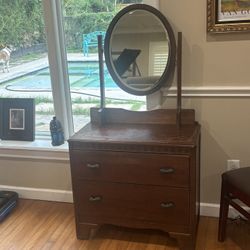 Antique Drawer with Mirror 