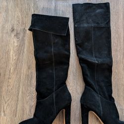 Black High Heel Boots