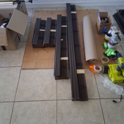 Brown Vynel  Windows Blinds.