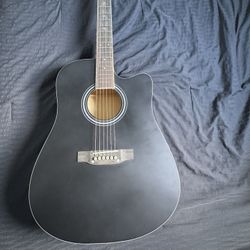 Guitar Zeny 6 String With Accessories 