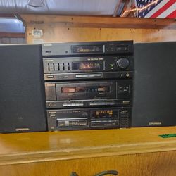 Vintage 1992 Pioneer RXZ15 Home Stereo System with Speakers Plus Pioneer PDZ85M CD Changer Great Vintage System

