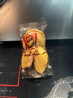 Rare Golden Bowl Fortune Cookie Defect. Factory two in Package.