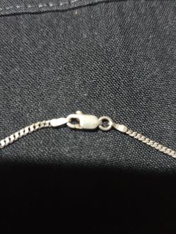 Pure Silver  chain 24' long 6 grams 100