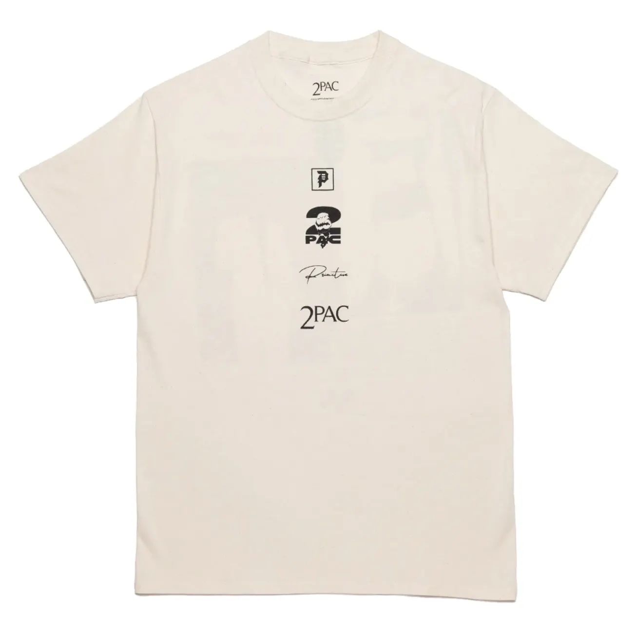 NEW 2023 PRIMITIVE x TUPAC T-SHIRT “2pac Cream” SzL