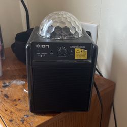 Party power ion Bluetooth Speaker With Disco Light 
