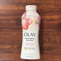 Olay Fresh Radiance B3 Botanical Complex Body Wash: Essence Of Strawberry And Mint Scent; 22 oz 