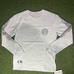 Chrome Hearts Los Angeles☀️Long Sleeve White Medium
