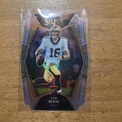 2021 SELECT IAN BOOK SILVER DIE CUT ROOKIE CARD 