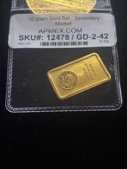 10 gram gold bar