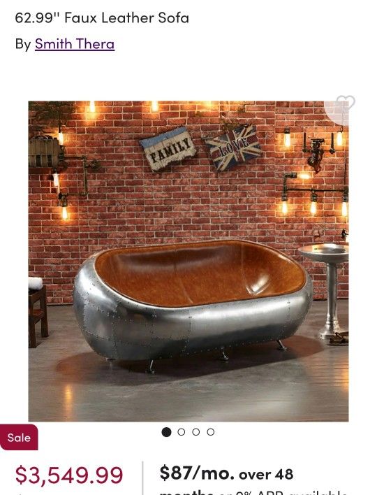 Avaitor Style Couch Loveseat Delivery Available 