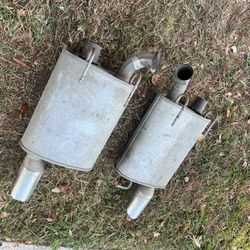 2013 Ford Mustang V6 Original Exhaust Mufflers (Pair)