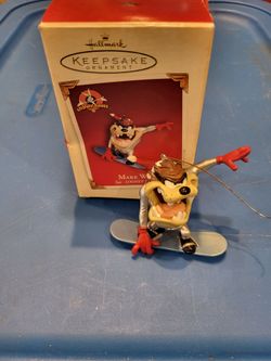 Taz Make Way! Hallmark Keepsake Ornament Taz Looney Tunes (Several Taz ornaments available.)