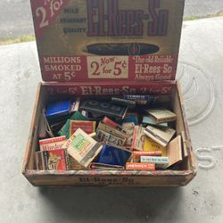 Vintage El-Rees-So , Cigar Box  (Antique)