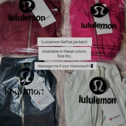 Lululemon Define Cropped Jackets