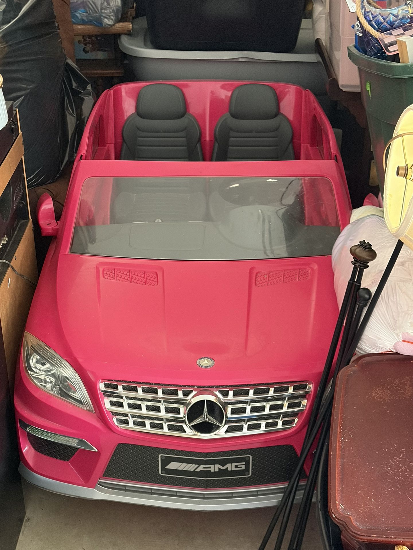 Pink Mercedes Ride On Car For Kids
