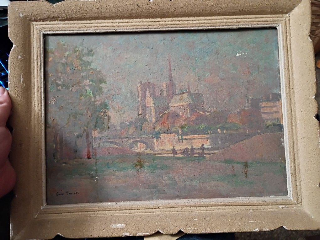 Emile Dancre, Original Painting 1914
