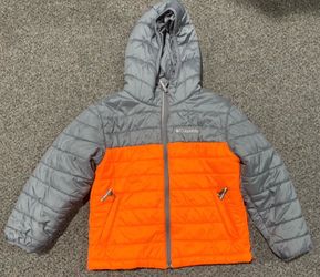 Columbia Omniheat boys size XS (4/5) hooded puffer winter jacket coat