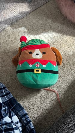 Plushy - Squishmallows - Christmas Dog - Darcy