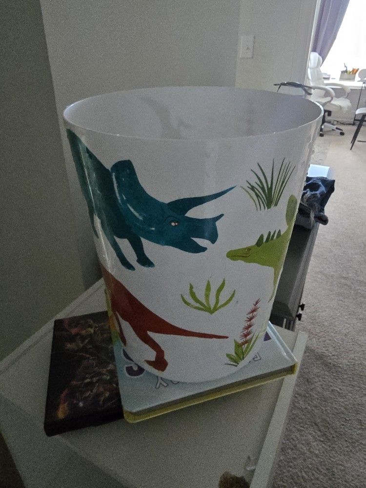 Kids Dinosaur trash can