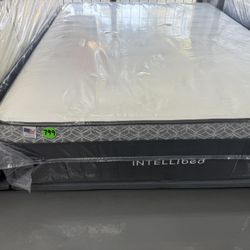 QUEEN SIZE INTELLIBED MATTRESS & BOX SPRING BED SET