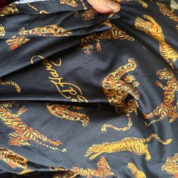 King Size Flat Bedsheet Only Ed Hardy Tiger