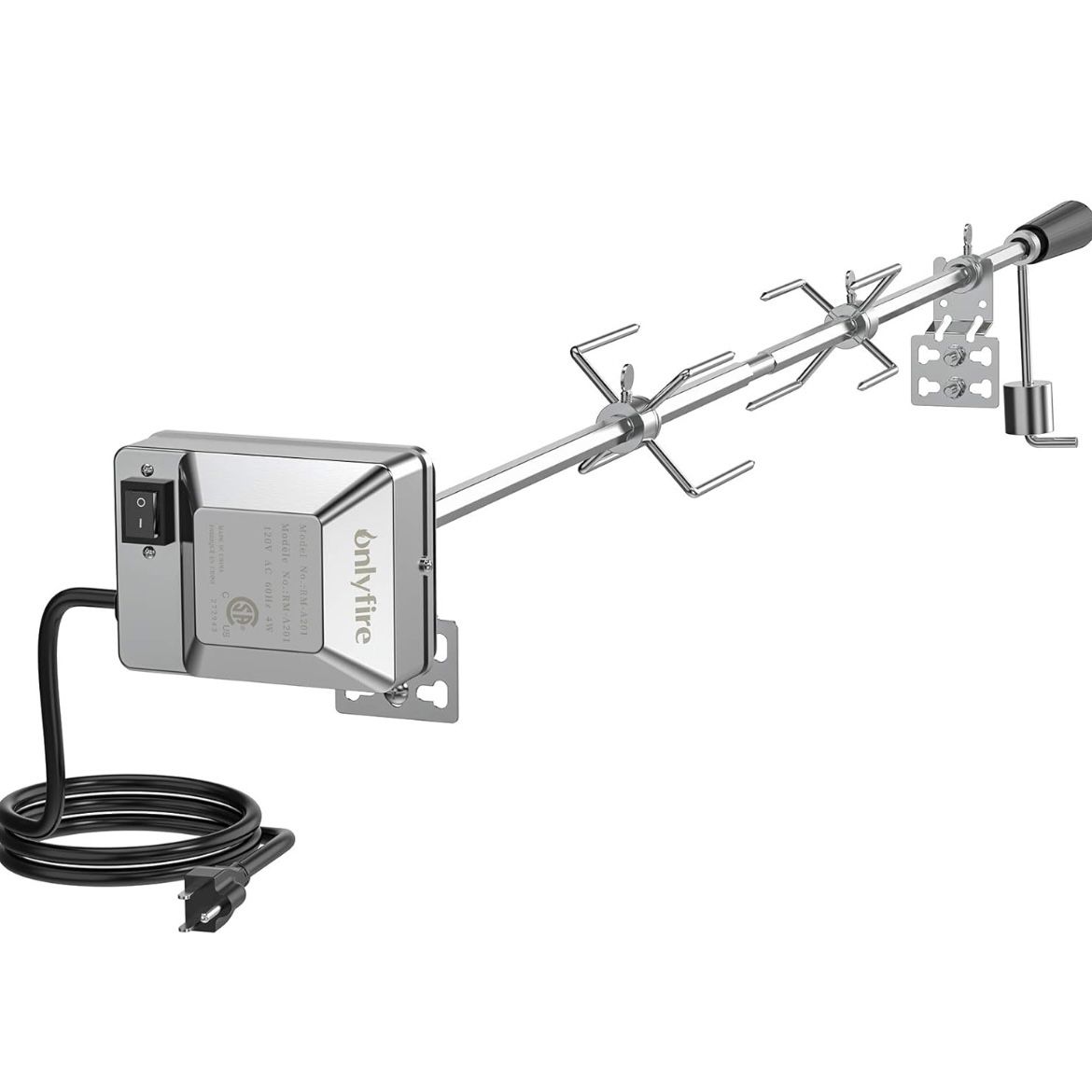 onlyfire Universal BBQ Grill Rotisserie Kit