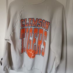 Vintage 90s Clemson Tigers Sweatshirt  Size Xl