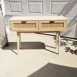 Mid Century Modern Entryway Console Table 