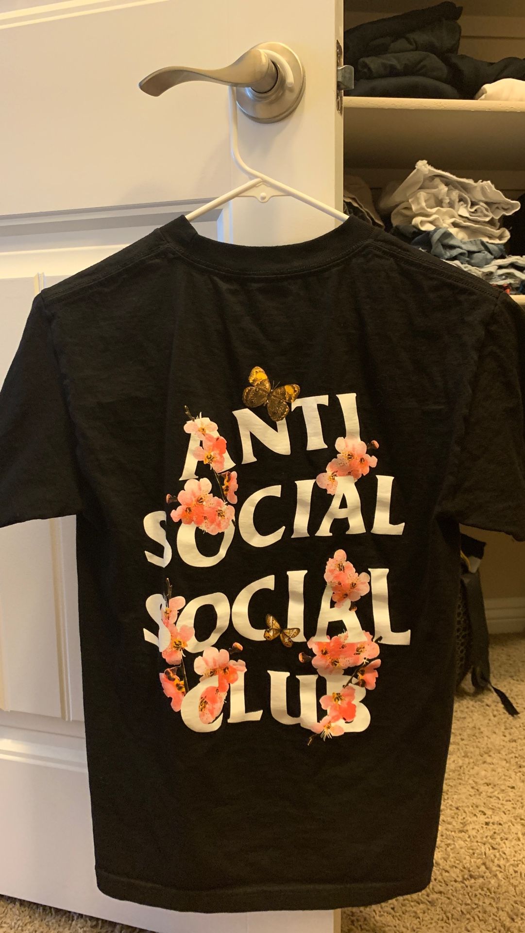 Authentic anti social shirt small