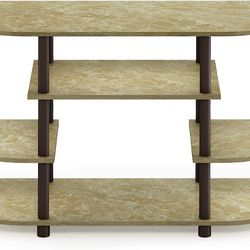 FURINNO JAYA Simple Design Corner TV Stand