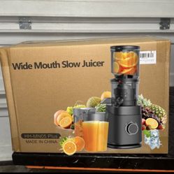 New! Wide Mouth Slow Juicer