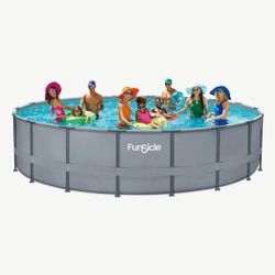 Funsicle 22x52 Oasis Swimming Pool Set - Grey- Brand New In Box.