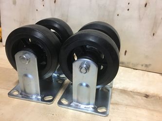 5" X 2" Stationary Industrial Caster