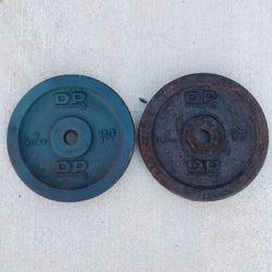 2 X 13.2 Lb Weights 1 Inch Hole