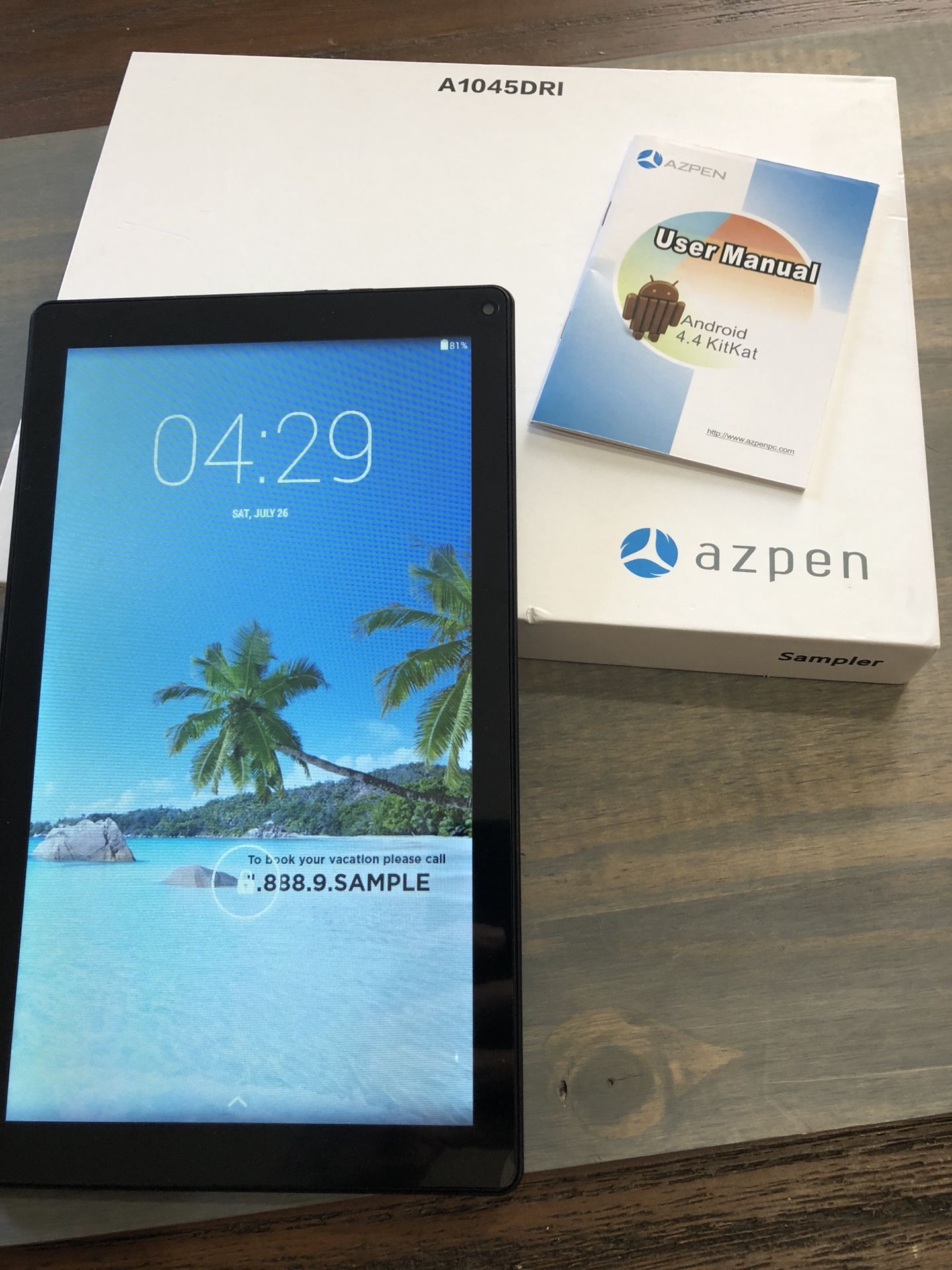 AZPEN A1045DRI ANDROID TABLET