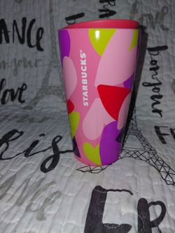 Starbucks Colorful Pink Tumbler 12oz