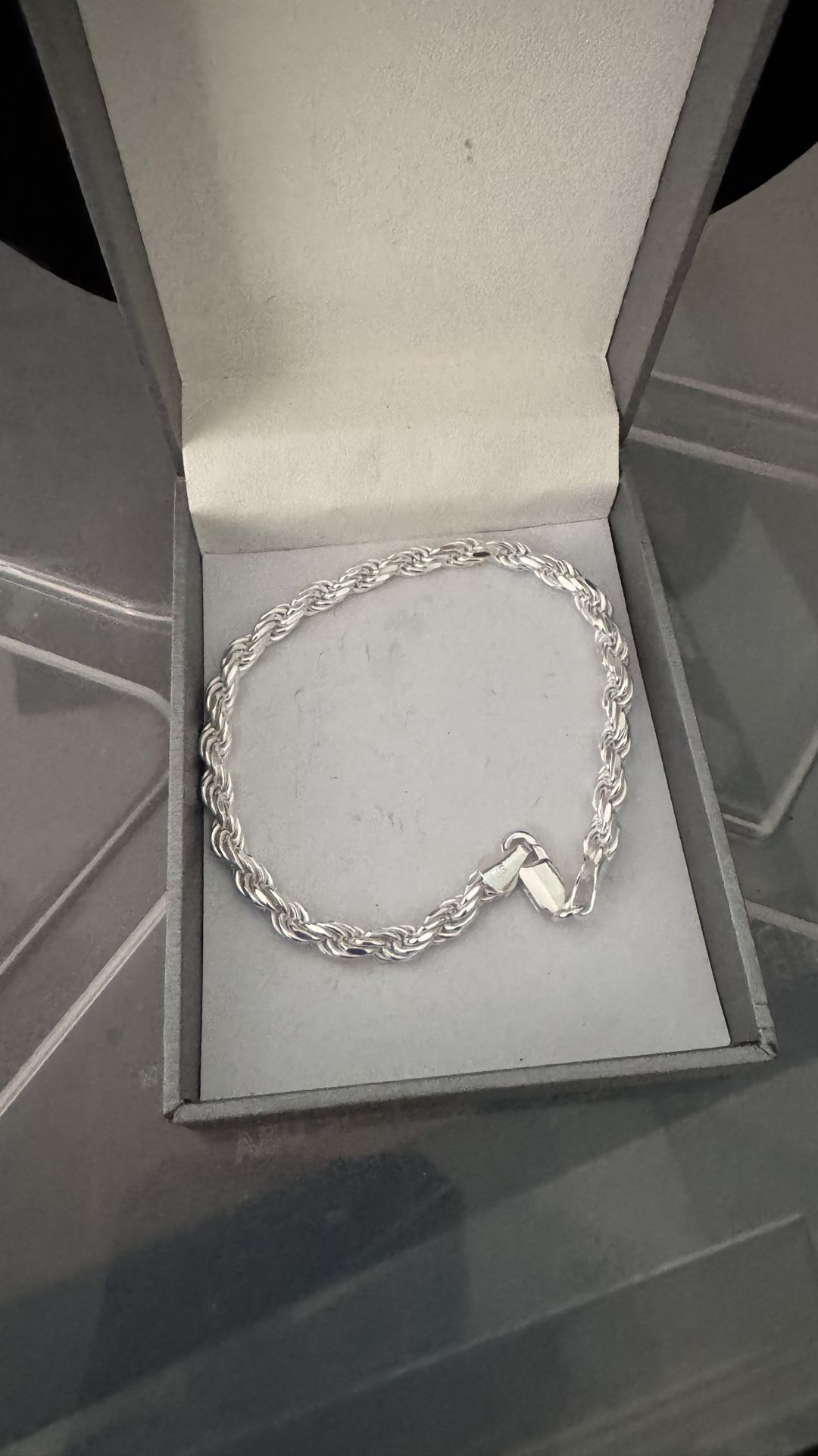 Silver bracelet And Silver Chains