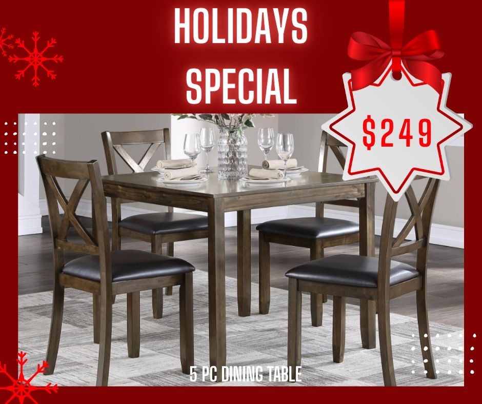5 Pc Dining Table NO CREDIT NEEDED $10 Down