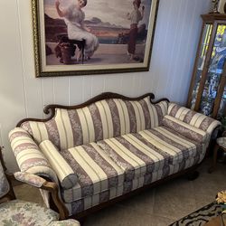 French Style Sofa And 2 Armchairs 