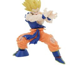 15.5CM Dragon Ball Anime Figure Battle Damage Shockwave Goku Manga Anime Statue 