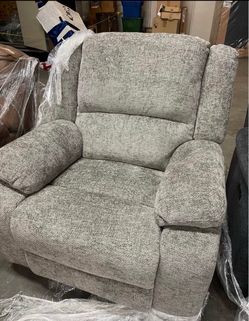 New Gray Fabric Recliner