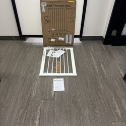 $20 #1312 (30” Tall X 23-27” Wide) Very Narrow Safety Gate For Baby Toddler Or Dog / Pressure Mounted