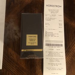 Tom Ford Tobacco Vanille Eau De Parfum 100 ML Cologne Brand New Sealed With Receipt 