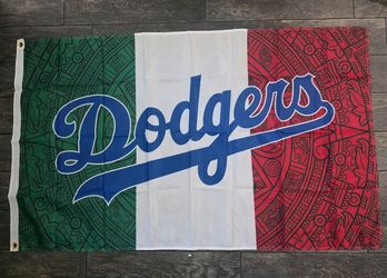 MLB Los Angeles Dodgers 3x5 Mexican print style flag