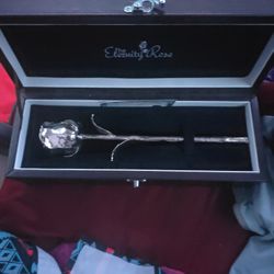 Eternity Rose Dipped In Platinum 