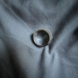 Zales! 1/10 CT. T.W. Diamond Ornate Pattern Vintage-Style Band in Sterling Silver Great great!