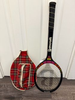 Vintage Bancroft PRO PRO PRO Tennis Racquet w/ Cover