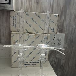 Set De Lamparas De Cristal Princes Heritage Nuevas 