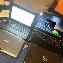 4 Laptops 