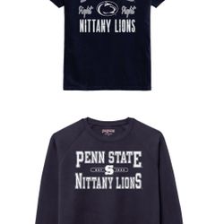 NCAA Officially Licensed Penn State Nittany Lions Pullover & Short Sleeve Shirts
